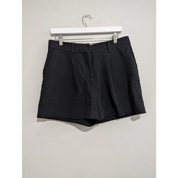 & other stories tailored linen shorts size 40/M - Picture 1 of 6